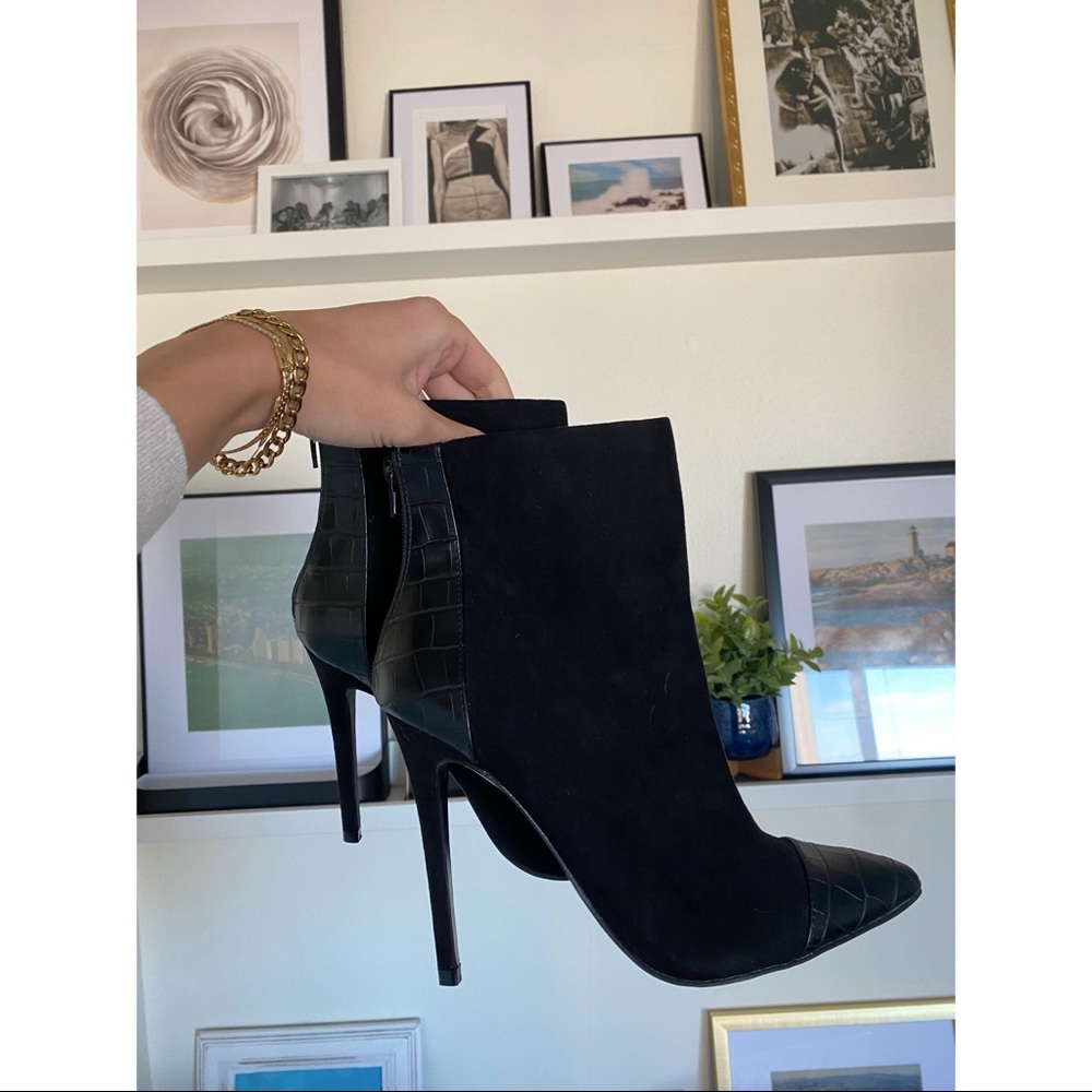 Pointed Toe Stiletto Booties